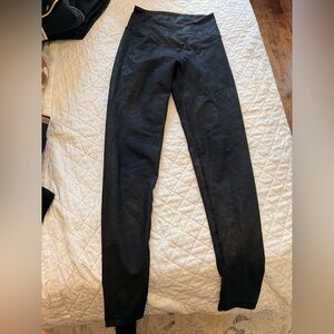 Offline Black Textured Leggings